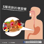 不是體質問題！5種易胖的壞習慣！／文：林黑潮醫師