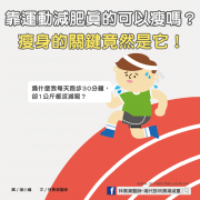 【影片】靠運動減肥真的可以瘦嗎？瘦身的關鍵竟然是它！／文：林黑潮醫師