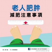 「老人肥胖減肥」該注意哪些事？／文：許錦銓醫師