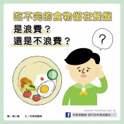 【影片】「吃不完的食物留在餐盤」是浪費？還是不浪費？/文：林黑潮醫師