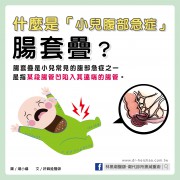 小兒間歇哭鬧？認識「小兒腹部急症腸套疊」／文：許錦銓醫師