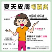 夏天皮膚毛囊炎／文：洪啟偉醫師