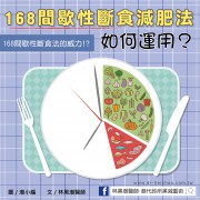 「168斷食法」，怎麼做才有效？掌握5大關鍵，瘦身超有感！／文：林黑潮醫師