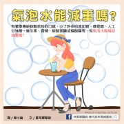 氣泡水能減重嗎?／文：夏明輝醫師