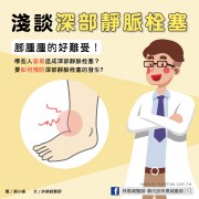 淺談深部靜脈栓塞／文：許錦銓醫師